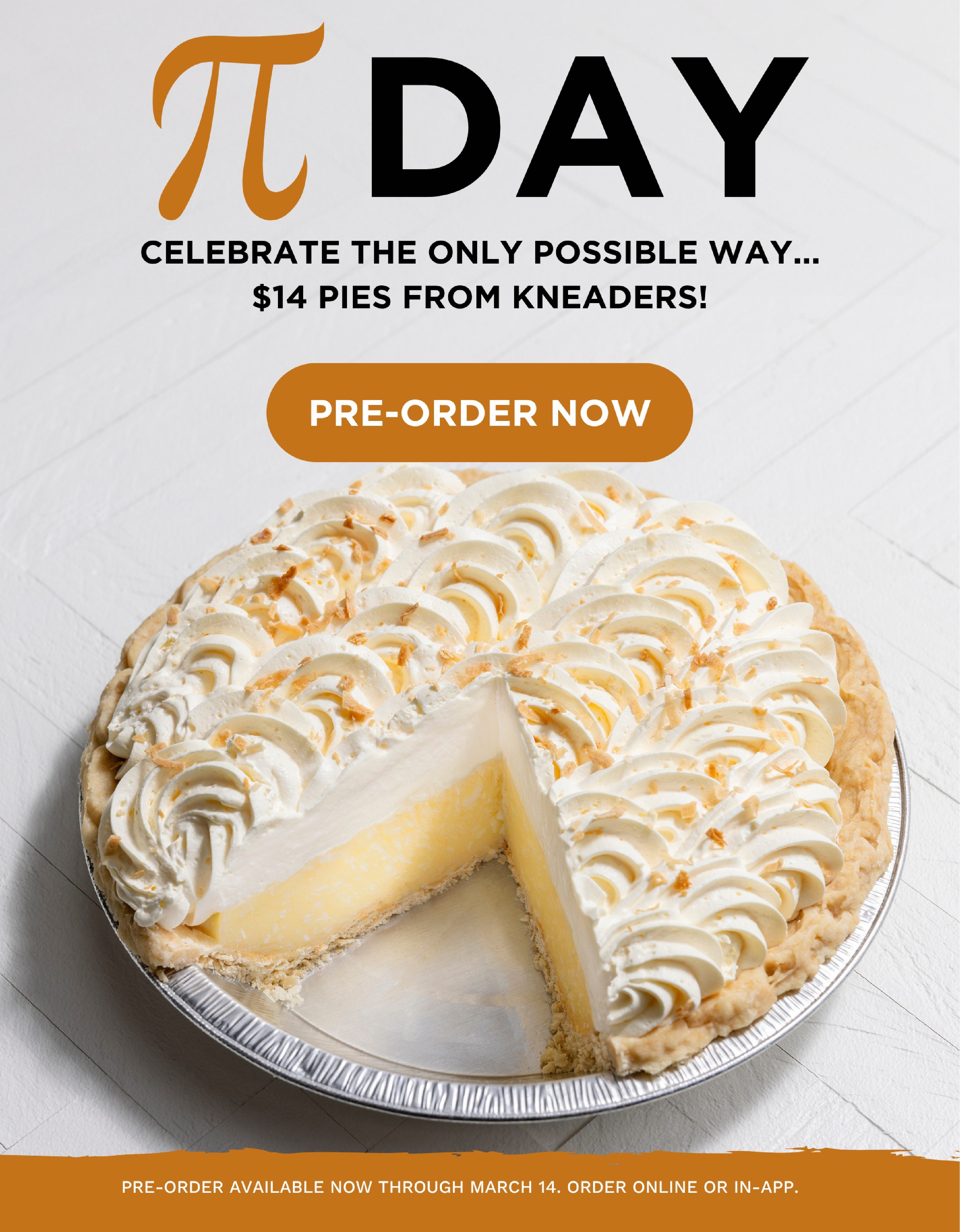 Pi Day 14 Pie PreOrder Now! Kneaders Bakery & Cafe